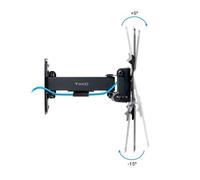 Soporte de Pared Tooq Tilt e Giratónrio 13" a 43" 66-298 mm Max. 20kg Negro