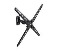 TOOQ LP1355TN-B - Soporte de Pared, Inclinable y Giratorio para Pantallas 13"-55", Rotatorio, hasta 25 kg de Peso, Compatible con Pantallas Curvas, Color Negro