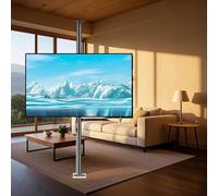 Soporte de TV - TV LCD Marco Giratorio De 360 Grados Soporte De Piso Partición Soporte Giratorio De Pared Base De Gabinete De TV Giratoria, Soporte De Techo De TV Giratorio(110-135cm)