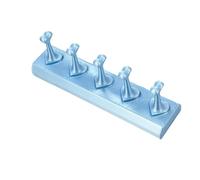 Soporte de uñas para prensas | 1 Base en Forma de Corazón + 5 Soportes Expositores de Manicura No Magnéticos 11.9x3x3.3cm | Soporte para uñas de salón sin deformación | Para principiantes Mujeres Ofic
