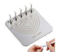 Soporte De Uñas Press-On,Herramienta De Manicura Reutilizable Con Base Magnética Estable,Soporte De Uñas Press-On Para DIY | Para Mujeres Mamá Esposa Novia Niñas Profesionales Princ