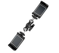 Soporte de valla para teléfono, soporte de metal ajustable, metal, soporte de soporte para teléfono, soporte de grabación celular, clip de juego deportivo, para grabación de béisbol, tenis, bateo de