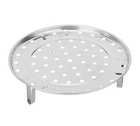 Soporte De Vapor De Acero Inoxidable Bandeja De Cocción Al Redonda Para Macetas Sartenes Ollas De Barro Con Patas De Apoyo - Plata (M)