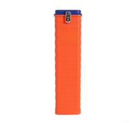 Soporte de varilla de soldadura D-350, cubo de aislamiento de electrodos 4KG para almacenamiento de electrodos de 300-350 mm, tubos de varilla de soldadura de plástico con tapa abierta (tapa azul