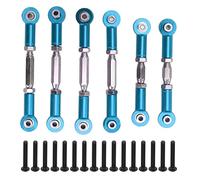 Soporte de Varilla RC Aleación de Aluminio Piezas de actualización universales Soporte de Base de Varilla de tracción de Metal Duradero para Senton Granite Big Rock Typhon 1/10 (Azul)