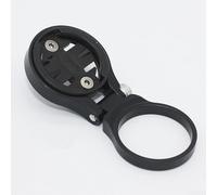 Soporte de vástago de bicicleta compatible con Garmin Edge para computadoras de ciclismo GPS 200 500 510 520 800 810 820 1000 se adapta a 28 6 mm de diámetro vástago CNC aleación de aluminio (negro)