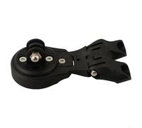 Soporte de vástago de bicicleta compatible con Garmin y otras computadoras de bicicleta, diseño ajustable de fibra de carbono para la mayoría de manillares