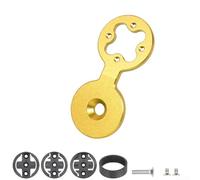 Soporte de vástago de computadora para bicicleta Garmin para Edge 20 25 200 500 510 520 800 810 820 1000 1030 | Para Wahoo | Para Bryton Rider 10 310 330 410 530, (dorado)