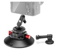 Soporte de Ventosa con Brazo mágico, Montaje de Metal en el Tablero del Parabrisas del Coche, Compatible con cámara DSLR de acción Gopro 13 12 11,Vlogging Suction Mount