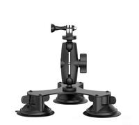 Soporte de ventosa con cabezal de bola giratorio para cámaras réflex digitales, teléfonos móviles, micrófonos, soportes de iluminación RV para techo corredizo de coche y superficies de vidrio (C)