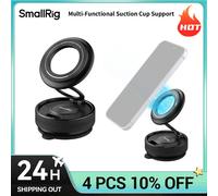 Soporte Multifuncional con Ventosa SmallRig para iPhone 17, para Teléfonos con Adhesivos Magnéticos o Anillos Metálicos, 360° ° Rotación -6061 6061