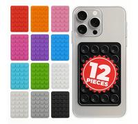 Soporte de Ventosa para Móvil con Pegatina Reutilizable - Accesorios con Ventosas para Case del Móvil - Pega tu Phone en Espejos, Vidrio y Más sin Dejar Marcas - Compatible con Todos los Móviles