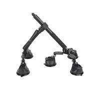 Soporte de ventosa para techo de coche con postes de 1,1 m para cámaras de acción, incluye ventosas dobles triples para filmación en perspectiva de tercera persona, soporte de instalación rápida