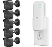 Soporte de vigilancia para cámara Blink para exteriores, paquete de 5 carcasas protectoras resistentes a la intemperie y soporte ajustable de 360 grados para cámara Blink Outdoor de 4ª y 3ª generación