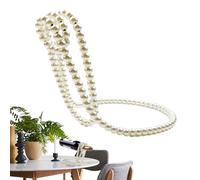 Soporte De Vino - Exhibición De Collar De Perlas Colgada, Soporte De Mesa Independiente, Organizador De Vinos Únicos | Elegante Decoración De Oficina, Soportes De Descanso De Botella Ideal Para Los