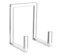 Soporte de visualización de acrílico - Soporte de visualización de placas | Porta libros | Caballete reutilizable | Soporte multifuncional para libro de cocina - Placa de pie para salón, dormitorio