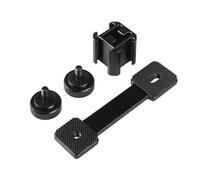 Soporte de zapata caliente de tres cabezales de aleación de aluminio 3 en 1, soporte de montaje de cámara para luz de llenado/monitores