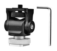Soporte de zapata de aleación de aluminio, ajustable, amortiguador, trípodes, para cámaras DSLR y accesorios, soporte para cámara réflex digital