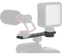 Soporte de zapata fría de aluminio para DJI Pocket 3, GOPRO 13, DJI Action 5 Pro, Insta360 X5, Etc, soporte de extensión multidispositivo con tornillo de 1/4 pulgadas para micrófono, luz, cámara
