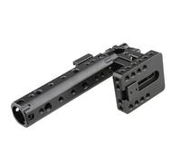 Soporte de zapata fría para cámara con mango superior para cámara, agarre superior, adaptador de zapata fría, múltiples puntos de montaje, montaje de luz LED