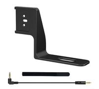 Soporte de zapata fría para micrófono Insta360 X5 Mini Accesorios Soporte de micrófono invisible con cable de audio Soporte adaptador de aleación de aluminio Negro