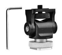 Soporte de zapata para trípodes de caracoles para cámaras réflex digitales con amortiguación ajustable para mejorar la estabilidad, accesorio para trípodes DSLR