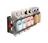 Soporte de zapatos magnético estante de almacenamiento extensible de doble | Portazapatillas colgante ideal para propietarios inquilinos casa apartamento entrada pasillo garaje vesti