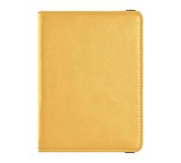 Soporte decorativo de cuero amarillo para pasaporte, organizador de documentos de viaje, funda protectora impermeable para pasaporte, para el Día Nacional de los Caídos, Soldado del Día Nacional de
