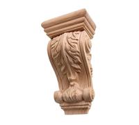 Soporte decorativo de madera para estante Apliques de ménsula decorativos for armario madera, virutas talladas estigma, decoración boda, artesanía en miniatura, del hogar(Color10)