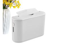 Soporte decorativo para de pañuelos, dispensador de toallas faciales, con ventana de visualización de 9 pulgadas de apertura, de pañuelos para el hogar, mostrador de trabajo, escritorio