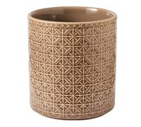 Soporte decorativo para utensilios para encimera, palillos de cerámica con almacenamiento abierto para cucharas, espátulas y más, cubertería de encimera, organizador de cocina, tarro, soporte