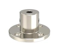 Soporte del eje guía tornillo de acoplamiento, Acoplamiento de motor tipo brida rígida, acero, eje guía, diámetro exterior 22-32 mm, varios tamaños