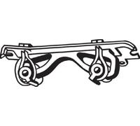 BOSAL 255-417 Cinta de goma, sistema de escape