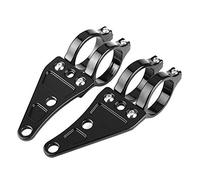 Soporte del faro de la motocicleta - 2pcs 35-43mm abrazadera soporte de faro Abrazaderas Tenedor de la lámpara de cabeza Tenedor for motocicleta