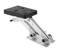 Soporte del motor fuera de borda, Soporte para motor fueraborda Qiilu, soporte de aluminio para motor fueraborda ajustable para motores auxiliares Kicker de 2 tiempos 7.5-20HP