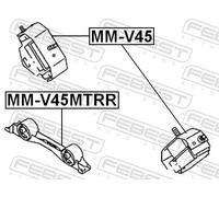 FEBEST MM-V45MTRR Soporte de motor
