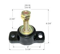 Soporte Del Motor Silencioso Para Mercruiser 16Mm 135 Kg Por Soporte