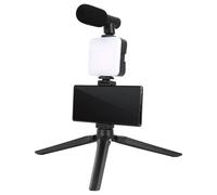 Soporte Del Teléfono Con Un Selfie Ligero 360 | Trípode Selfie Stick | LED Tipod Selfie Tripod Montaje Del Teléfono LED, Trípode Portátil Multifuncional Trípode Del Teléfono Móvil Para Enr