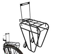 Soporte Delantero para Bicicleta - Soporte para Bicicleta | para Equipaje Deportivo Acero Montaje Exteriores Almacenamiento