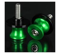 Soporte deslizante para carrete de brazo oscilante PARA ZX10R 2005-2021 Tornillos De Soporte De Deslizador De Carrete De Basculante De 10Mm(10MM Green NO LOGO)
