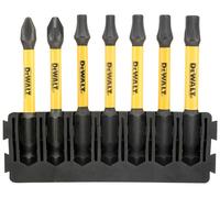 Soporte DeWalt de 57 mm para 7 puntas + puntas DT70820