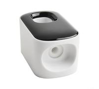 Soporte dispensador de pasta de dientes con control automático para un uso eficiente en el baño (negro)