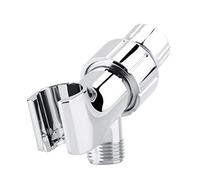 Soporte Ducha, Alcachofa de Ducha Deslizante Repuesto Articulado Cabezal Plata Titular Cabeza para En Pared Mano Ajustable Extraíble Universal Resistente al Agua Baño Superficie Cromada Cromo