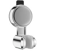 Soporte Ducha Pared Soporte for cabezal de ducha con ventosa, ajustable, adhesivo, universal, reutilizable, 1-4 unidades(Silver,2pcs)