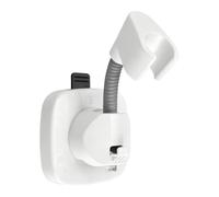 Soporte Ducha Ventosa de Silicona Sin Taladro, Soporte Alcachofa Ducha Pared Azulejos Adhesivo,Accesorios Alcachofa de Dicha Ducha de Mano Ajuste de 360° con Gancho Para Viviendas de Alquiler