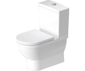 Soporte Duravit WC Kombi Starck 3 65.5cm, para juego de conexión Vario, blanco, 01280900001, Color: Blanco con Wondergliss