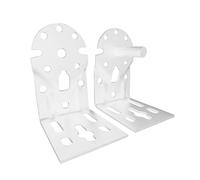 Soporte eje toldo pared. blco. 2 un.