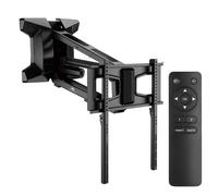 Montaje maclean,tv elÉctrica sobre chimenea, max vesa 600x400, mando a distancia, 37"-70", 35kg, mc-891