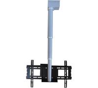 Soporte eléctrico de techo para TV con control remoto, cubierta inclinable de 90°, se adapta a pantallas LED de 2675 pulgadas, soporte de pared y techo para una mejor experiencia de visualización