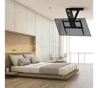 Soporte eléctrico de techo para TV, elevador motorizado para televisor/monitor con inclinación de 0.85°, elevador automático de TV para televisores de 32 a 65 pulgadas, diseño que ahorra espacio
